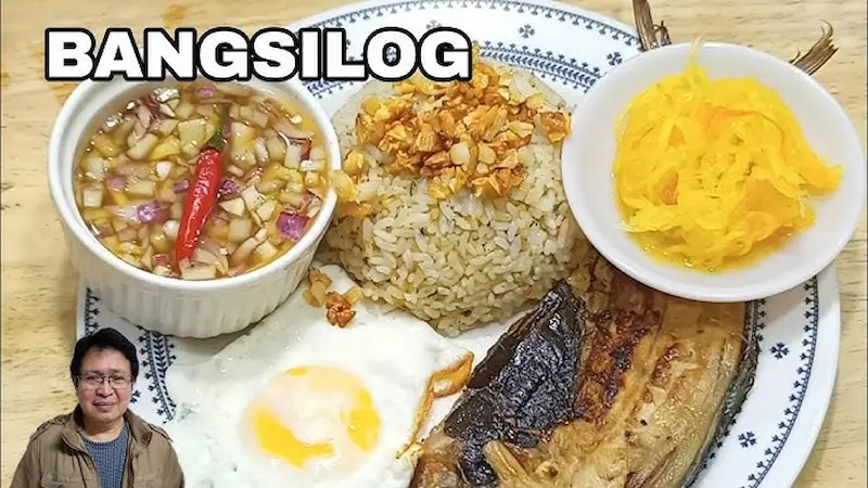 bangsilog (bangus, sinangag, at itlog)
